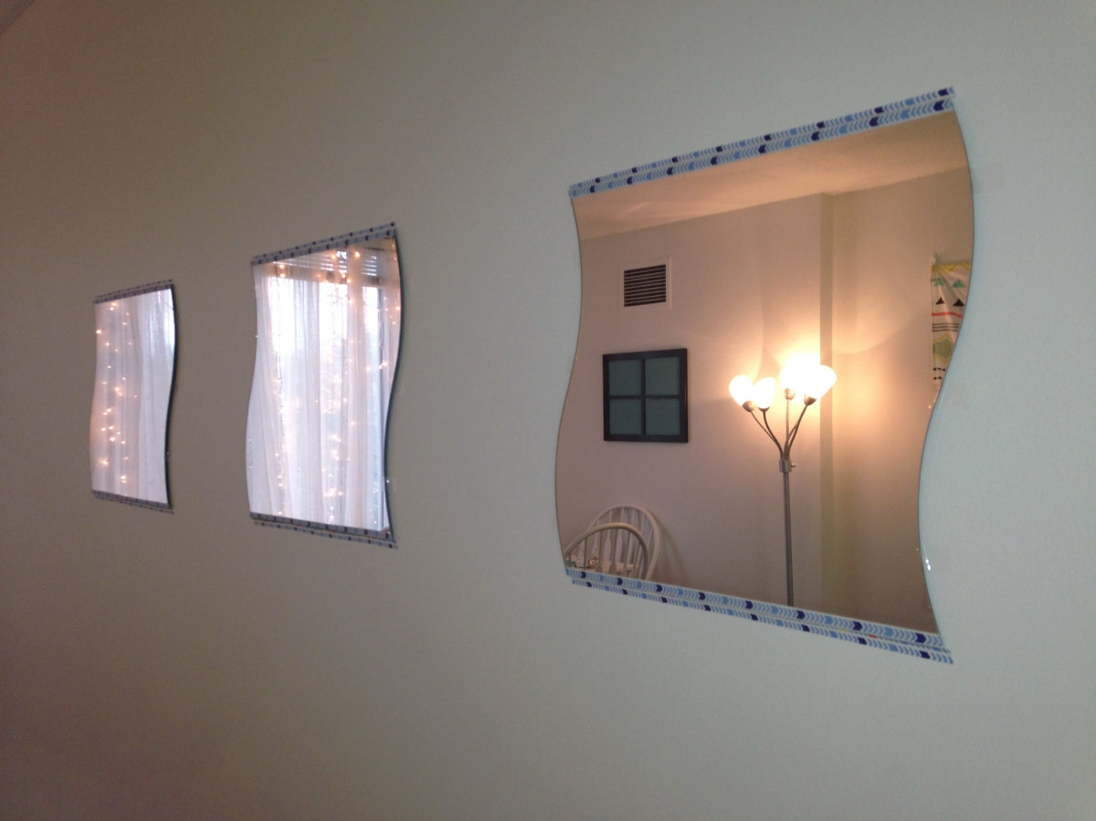 Using Command Strips for Hanging a Mirror - The Morris Mansion